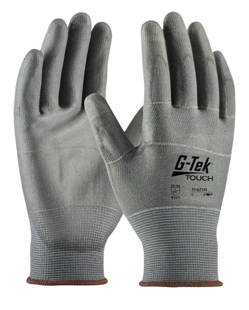 PIP G-Tek Work Gloves Nylon/Polyester Polyurethane Coated Touchscreen Compatible Size Large
