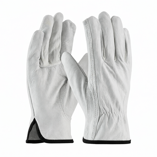PIP Top Grain Cowhide Leather Driver Gloves - Keystone Thumb - Size XXL