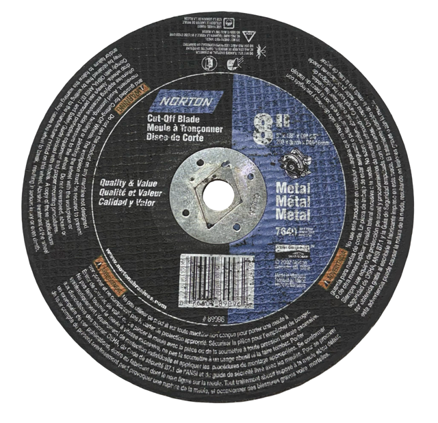 Norton 8" x 1/8" x DM-5/8" Metal Cut-Off Blade 89096