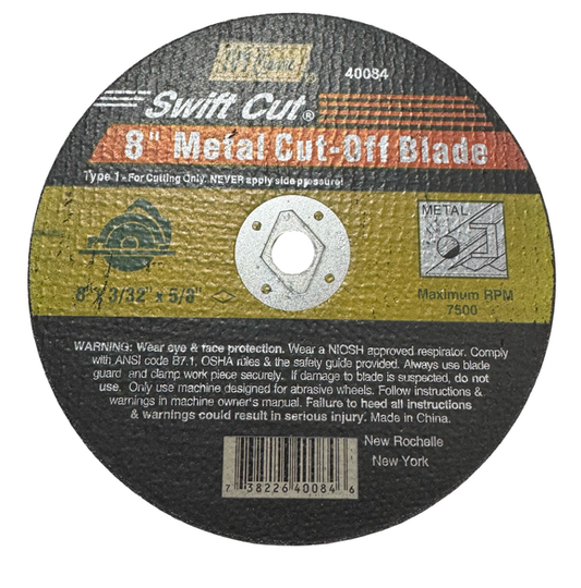 Ivy Classic 8" x 3/32" x 5/8" Metal Cut-Off Blade Type 1