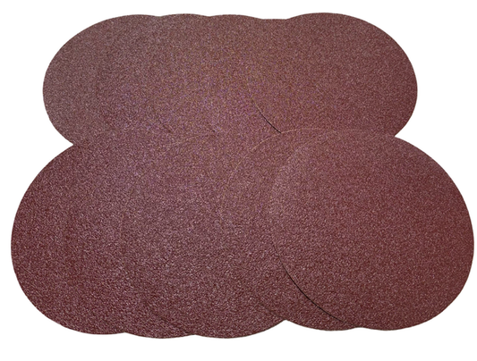 8" PSA Sanding Discs 60 Grit Aluminum Oxide 10 Pack