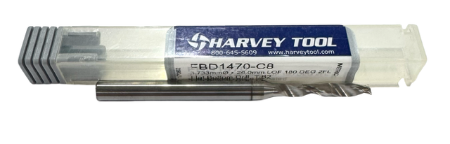 Harvey Tool 3.733mm Solid Carbide Drill 5xD TiB2 Coated 180° Point