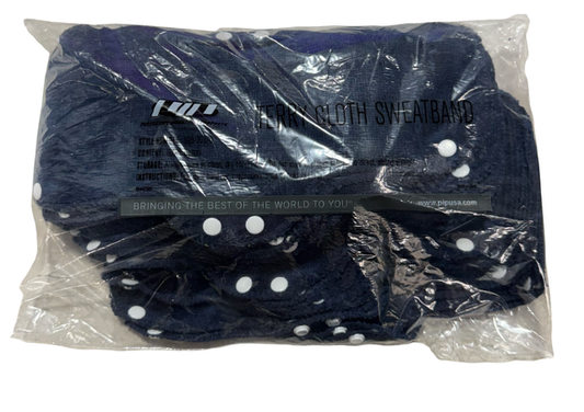 PIP EZ-Cool Terry Cloth Sweatband for Hard Hats - Navy - 20 Pack