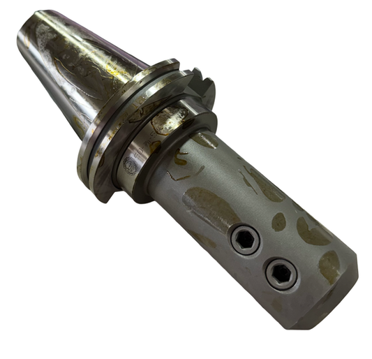 Bison CAT50 V-Flange End Mill Holder, 7/8" Bore Diameter, 7-3/4" Projection USA Made