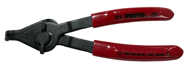 Proto 5-11/16" Retaining Ring Convertible Pliers USA Made