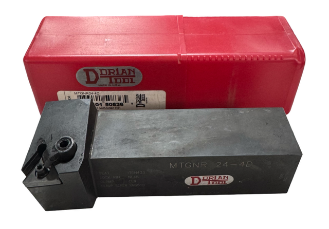 Dorian Tool MTGNR24-4D Indexable Tool Holder 1-1/2" x 1-1/2" x 6" USA Made