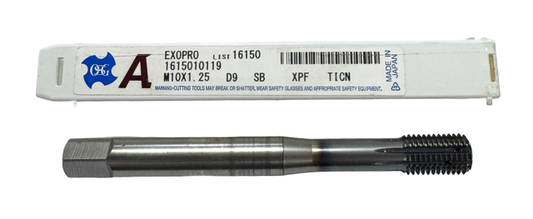 OSG M10 x 1.25mm Cobalt Thread Forming Tap TiCN Coated D9 1.5P