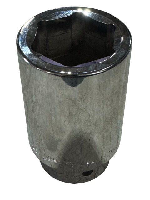 Williams 3/4" Drive 1-7/16" Deep Socket 6 Point High Polished Chrome USA Made