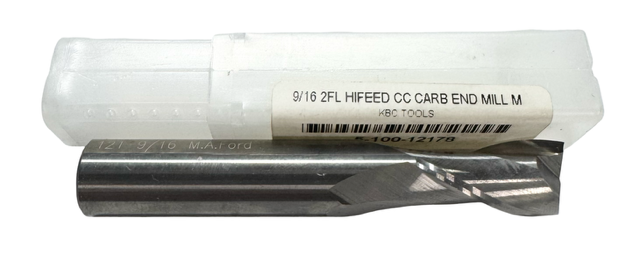 M.A. Ford 9/16" Carbide End Mill General Purpose TuffCut 2 Flute USA Made