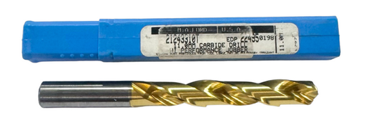 M.A. Ford 11mm High Performance Solid Carbide Drill Tin Coated Jobber Length