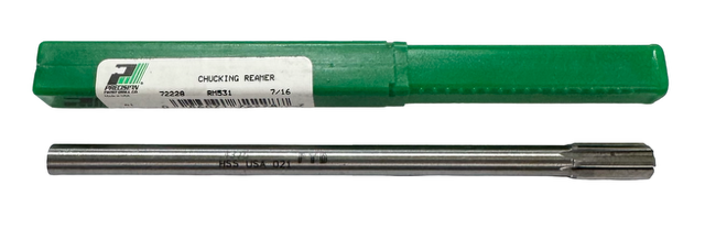 Precision Twist 7/16" HSS Straight Shank Expansion Chucking Reamer USA Made