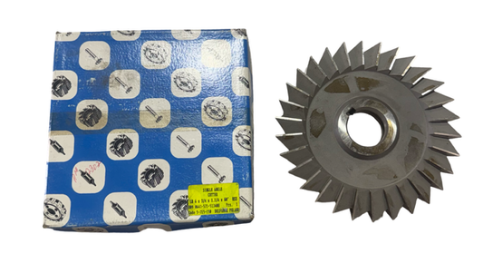 Dolfa 6" x 3/4" x 1-1/4" HSS Single Angle Cutter - Left Hand - 60° Angle