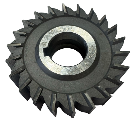 4" x 1-1/8" x 1-1/4" HSS Plain Tooth Side Milling Cutter