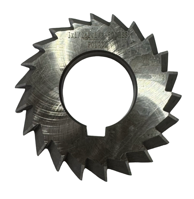 3" x 1/2" x 1-1/4" HSS Single Angle Cutter 60° Left Hand