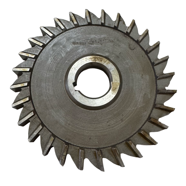 6" x 11/16" x 1-1/4" HSS Staight Tooth Side Milling Cutter