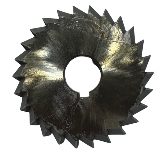 4" x 1/2" x 1" HSS Single Angle Milling Cutter 60° Left Hand