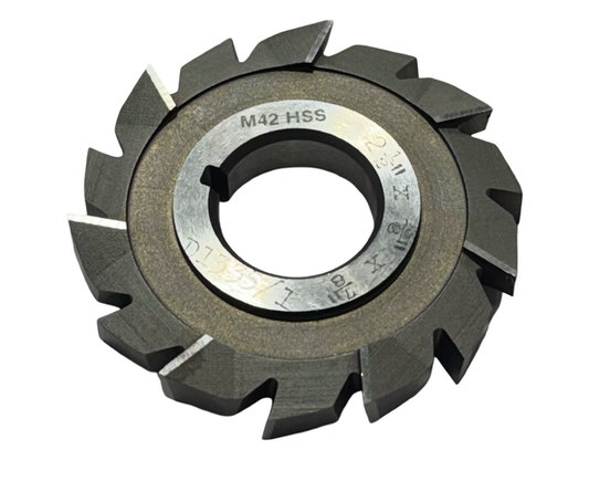 2-1/2" x 3/8" x 7/8" Cobalt Staggered Tooth Side Milling Cutter