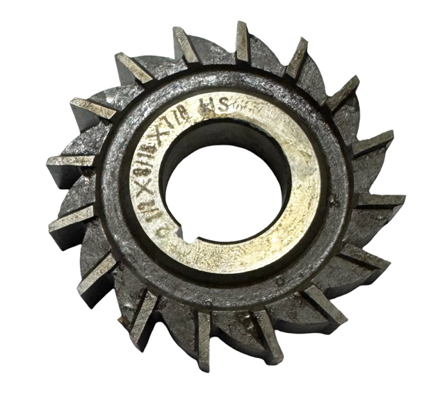 2-1/2" x 9/16" x 7/8" HSS Straight Tooth Side Milling Cutter