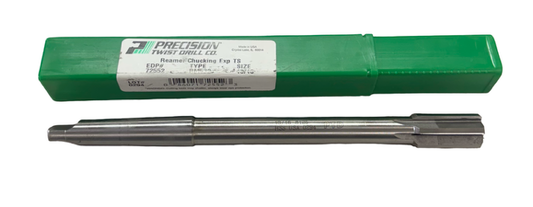 Precision Twist 13/16" HSS Taper Shank Expansion Chucking Reamer 2MT USA Made