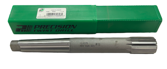 Precision Twist 1-7/16" HSS Taper Shank Expansion Chucking Reamer 4MT USA Made