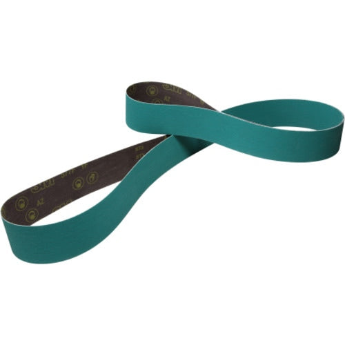 3M 2" x 36" Sanding Belts 577F Zirconia-Alumina 80 Grit 10 Pack