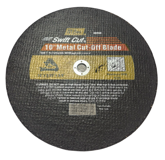 Ivy Classic 10" x 3/32" x 5/8" Metal Cut-Off Blade for Chop Saws 40088