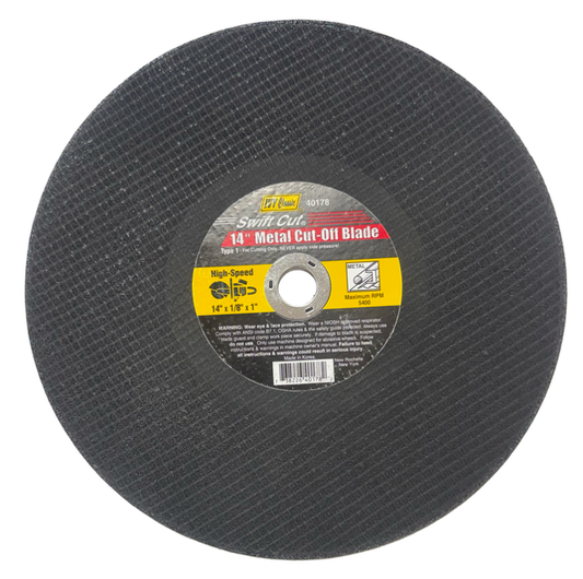 Ivy Classic 14" x 1/8" x 1" Metal Cut-Off Blade for High Speed Power Saws