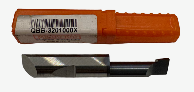 Micro 100 Solid Carbide Boring Bar .320" Min Bore, 1" Max Depth, 3/8" Shank