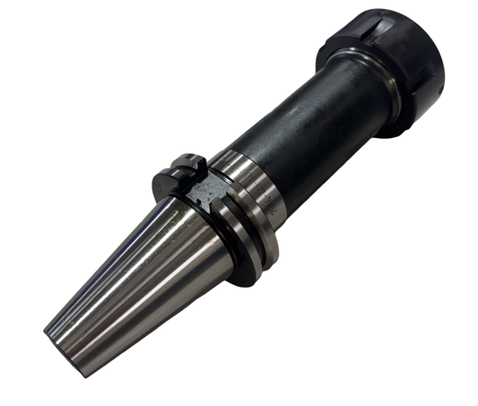 CAT40 TG100 V-Flange Single Angle Collet Chuck Holder, 2-1/2" Diameter, 6" Projection