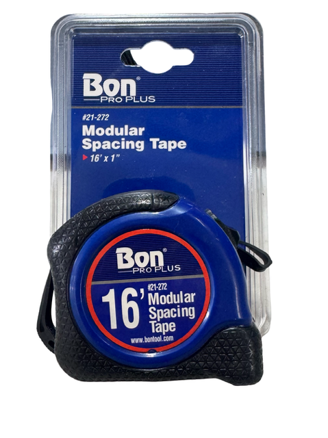 Bon Pro Plus 1" x 16 ft Modular Spacing Tape 21-272B