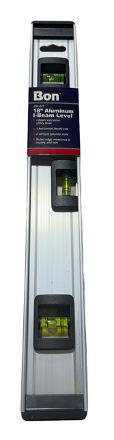 Bon 18" Aluminum I-Beam Level 34-221