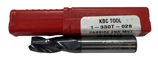 7/16" Carbide End Mill AlTiN Coated 3 Flute USA Made