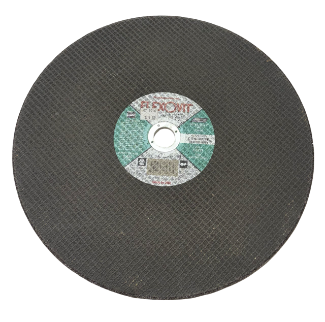 Flexovit 14" x 1/8" x 1" Heavy Duty Concrete Masonry Cut-Off Wheel for High Speed Saws