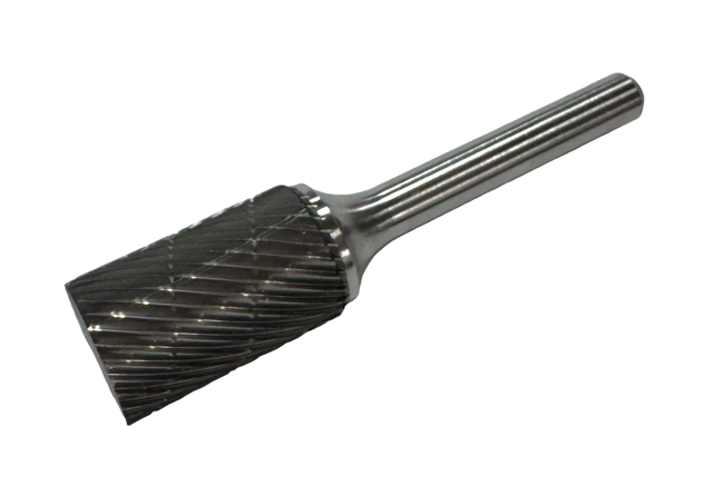 5/8" Carbide Burr SA-6 Cylinder Flat End Chip Breaker Cut 1/4" Shank USA