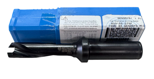 Allied Machine 15mm Indexable Spade Drill Holder 3xD USA Made