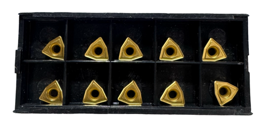Allied WCMX 05T308 C5 Drill Inserts Tin Coated 10 Pack USA Made