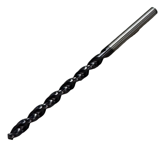 Walter-Titex #25 HSS-E Drill Bit 8xD, Deep Hole Drill, AlCrN Coated
