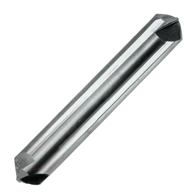Melin 5/8" Carbide Double End Drill Point Countersink 82° 4 Flute USA Made