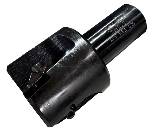 APT 2-1/2" Dyna-Mill Heavy Duty Indexable End Mill, 1-1/4" Shank USA Made