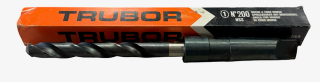 Trubor 37/64" HSS Taper Shank Oil Hole Drill 3MT Made in the UK