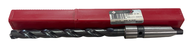 Cleveland Twist 5/8" Taper Shank Oil Hole Drill 3MT, 11-5/8" Overall