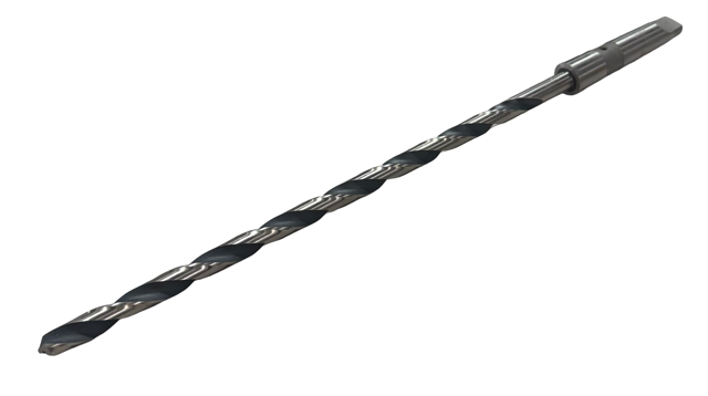 New York 13/32" HSS Taper Shank Oil Hole Drill 2MT, Extra Long, 14" OAL, USA Made