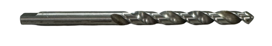 1/2" HSS Drill Bit Fast Spiral 7-3/4" Overall Tanged Taper Length USA Made