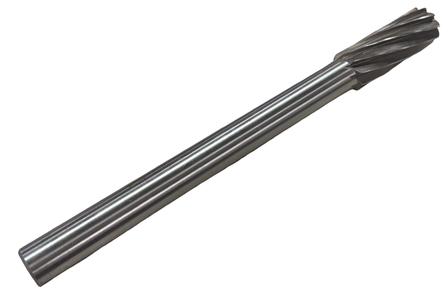 61/64" HSS Chucking Reamer Spiral Flute Straight Shank