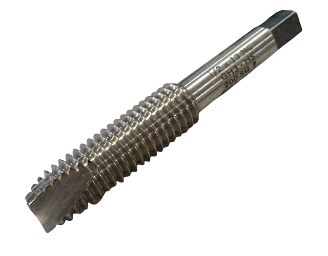 1/2"-13 NC HSS Spiral Point Plug Tap Thread Forming Fluteless for Aluminum