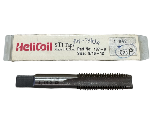 Helicoil 9/16"-12 NC HSS STI Plug Tap 4 Flute USA Made
