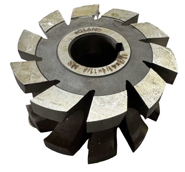 4" HSS Concave Milling Cutter, 1-1/8" Radius, 1-1/4" Hole