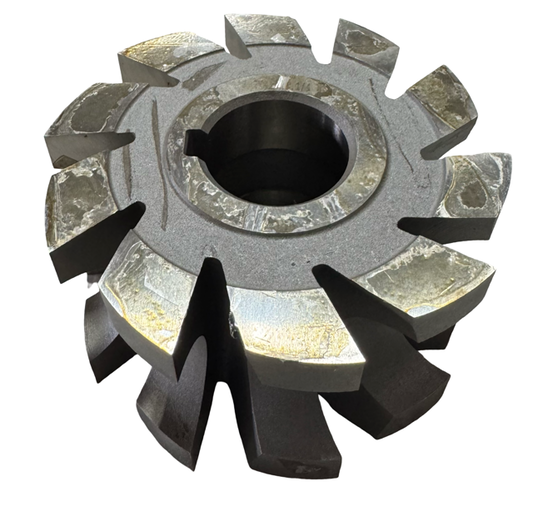4" HSS Concave Milling Cutter, 1-1/4" Radius, 1-1/4" Hole