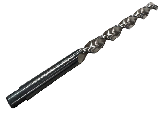 Walter-Titex 39/64" HSS Drill Bit 12xD Tanged Extra Long Deep Hole Drill 130° Point