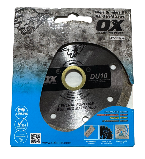 OX 4" General Purpose Turbo Diamond Blade OX-DU10-4
